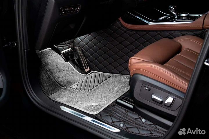 3D Коврики BMW Салон Багажник из Экокожи