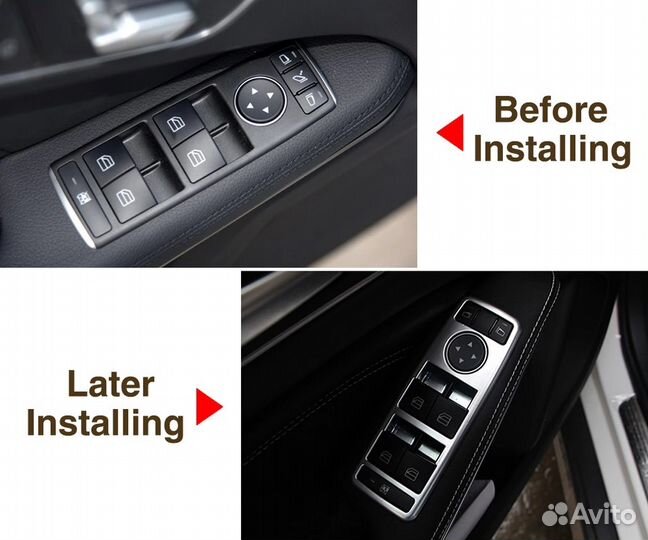 Накладки на стеклоподъемники Mercedes GL / ML