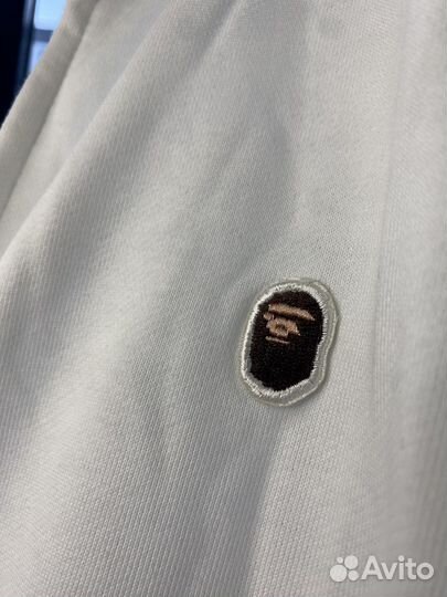 Зип Худи Bape белая