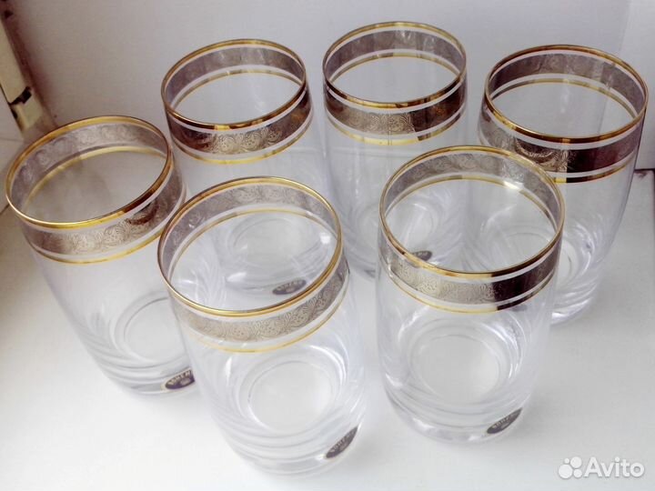 Стаканы бокалы фужеры Богемия (Bohemia)