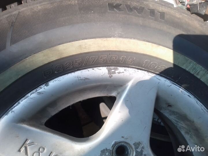 Комплект колес r15 на ниву