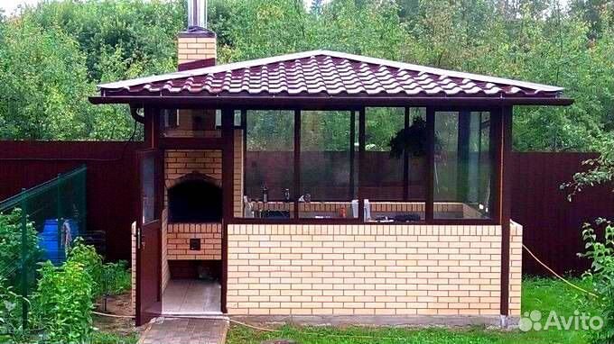 Кладка мангальных зон и малых строений