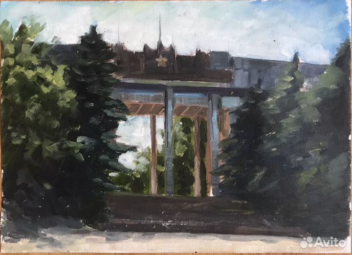 Этюд маслом А3