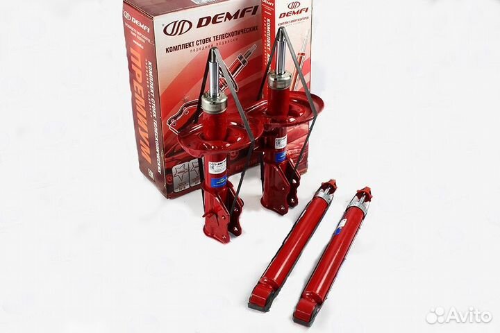 Амортизаторы Demfi с занижением -70 на ваз