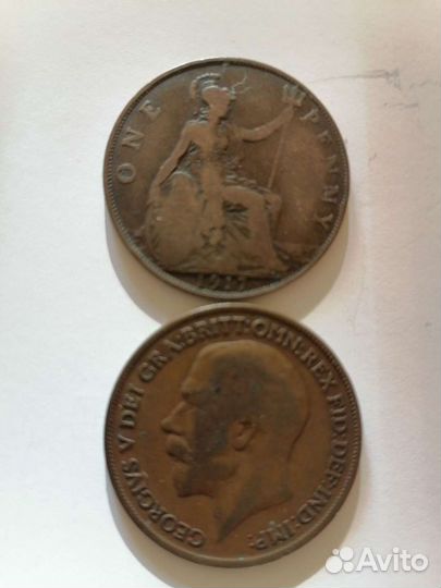 Монеты Великобритании и США