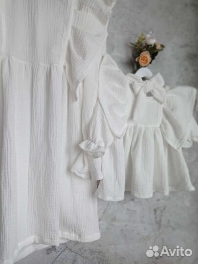 Платья family look