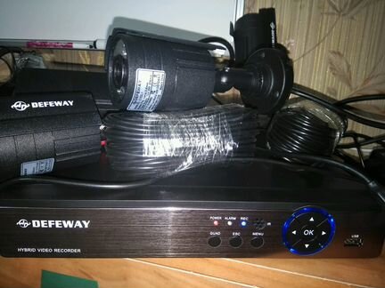 Комплект видеонаблюдения, продажа и монтаж. видеок