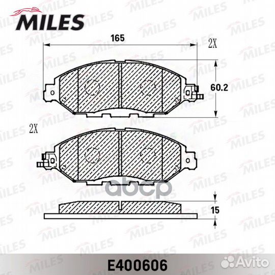 Колодки тормозные nissan pathfinder 14/infinit