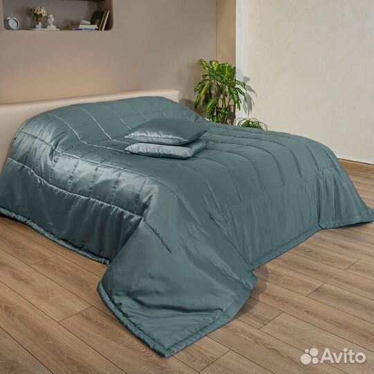 Покрывало на кровать диван адора базальтовый