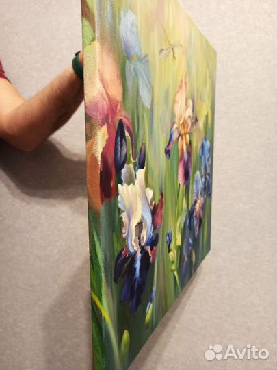 Картина маслом на холсте цветы