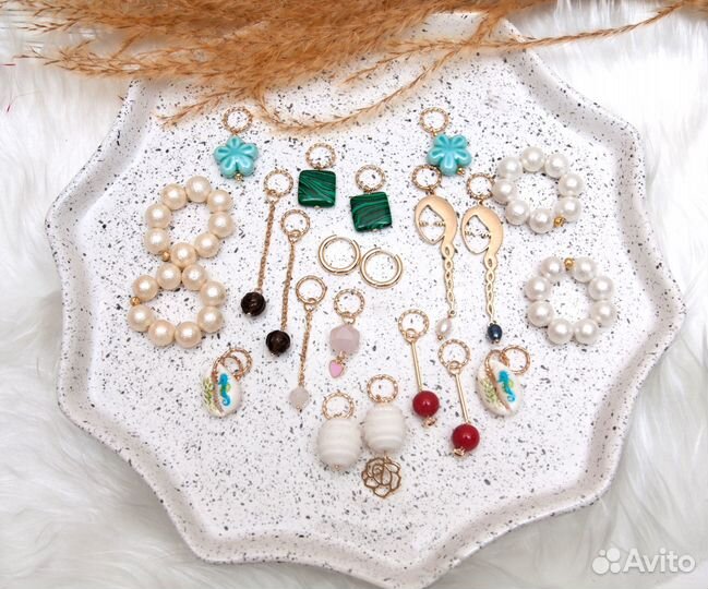 Серьги трансформеры Конго набор