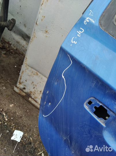 Дверь Шевроле Авео Т250 задняя правая