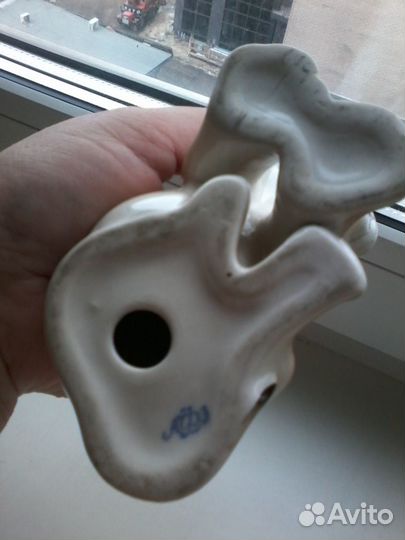 Лев, Львёнок фарфоровая статуэтка лфз Раритет 1960