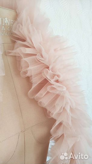 Боа из фатина, накидка на плечи, шарф