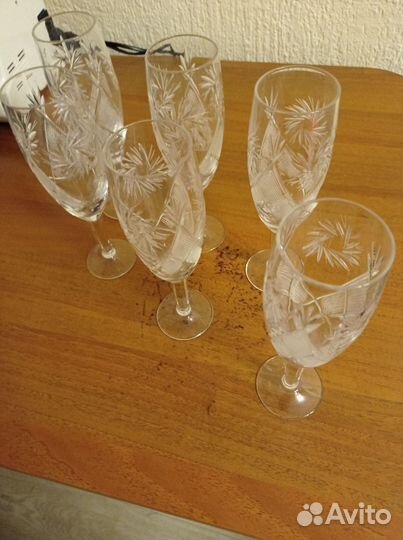 Хрустальные фужеры