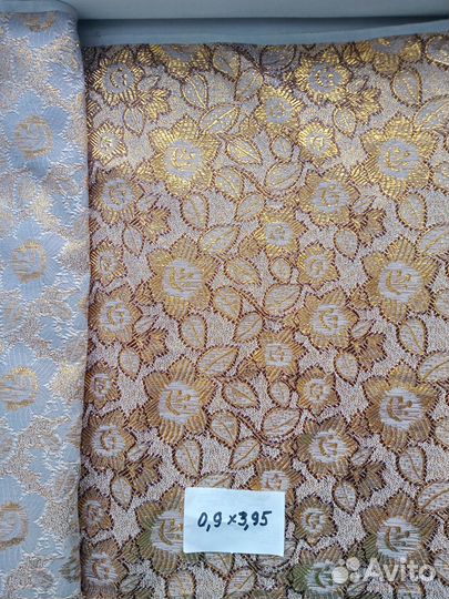 Ткань гипюр, пайетки (СССР)