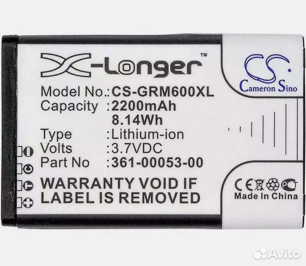 Аккумулятор для Гармин альфа 100, 200