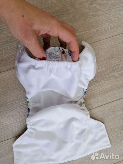 Многоразовые подгузники 3+ вкладыши 10, новые