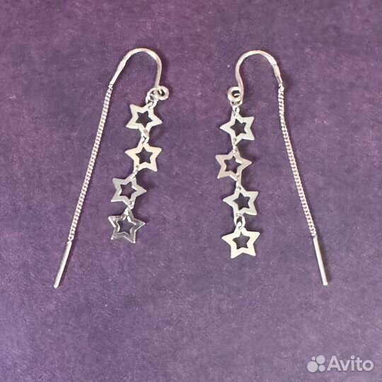 Золотые серьги 585 пробы