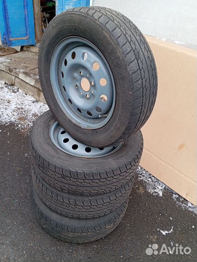 Резина r14 летняя с штампами на Ваз