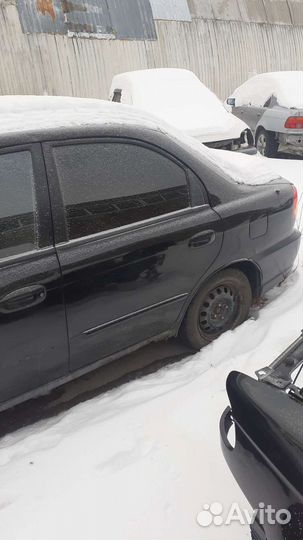 Дверь левая задняя kia spectra