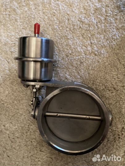 Заслонка на выхлоп 76мм открытие на 0.6 бар