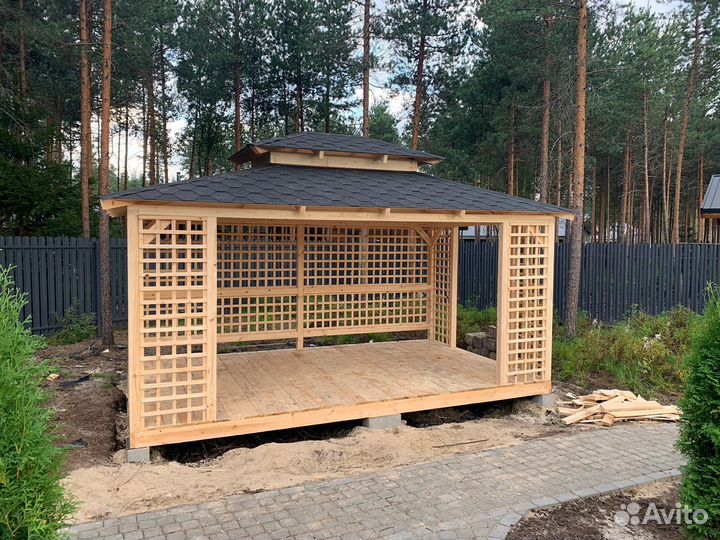 Беседка открытая