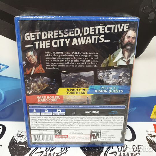 Диск PS4 Disco Elysium The Final Cut Новый