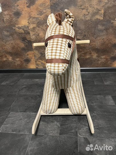 Лошадка качалка деревянная