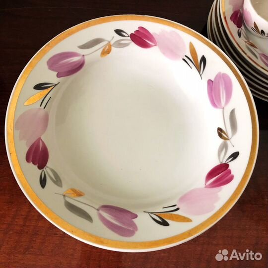 Обеденный сервиз фарфор СССР