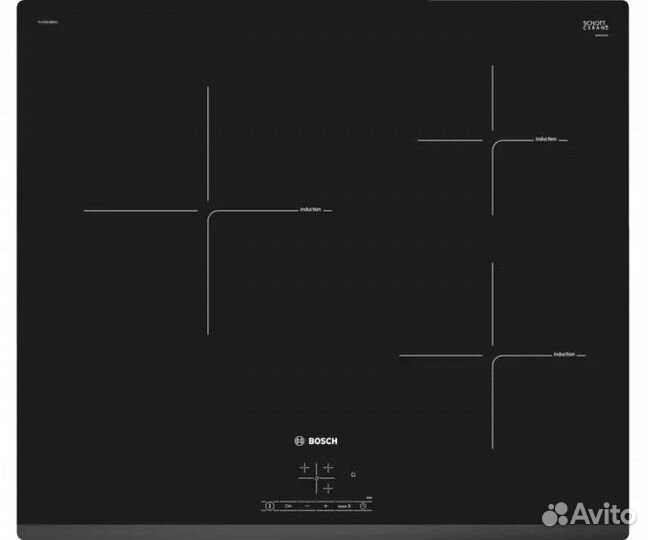 Индукционная варочная панель bosch PUC631BB1E