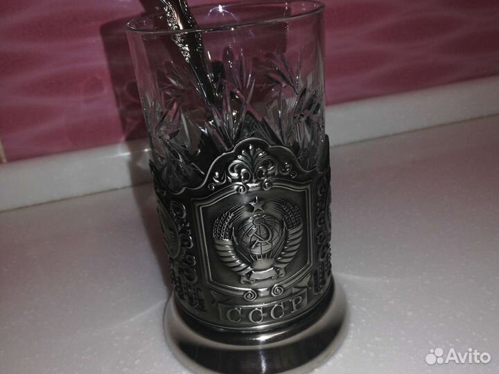 Подстаканник, стакан СССР