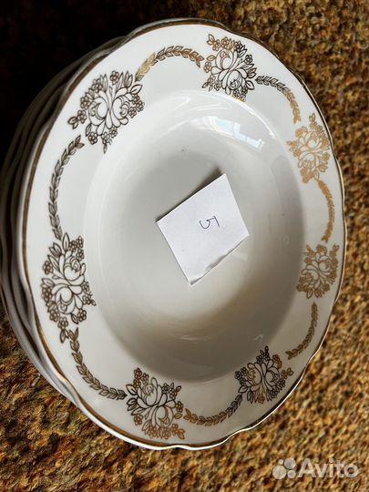 Набор столовой посуды тарелки СССР и другие