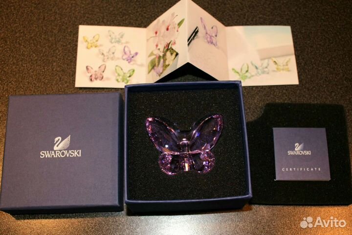 Коллекционная фигурка бабочка Swarovski