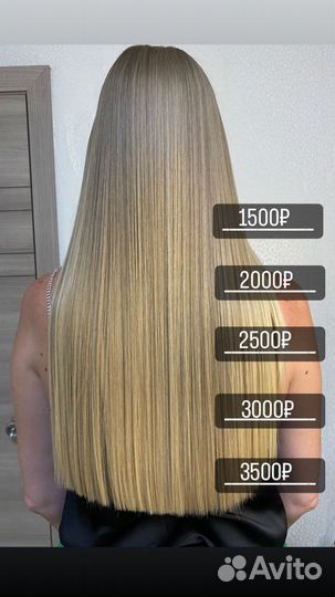 Кератиновое выпрямление волос