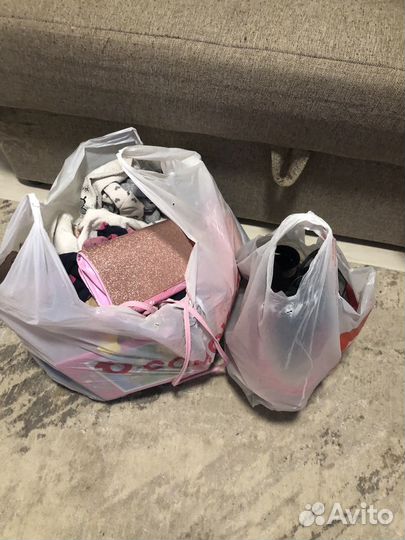 Пакет одежды и обуви на девочку 122