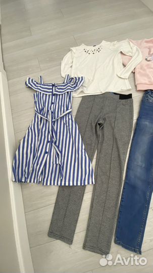 Одежда на девочку 146-152 см в отл состоянии