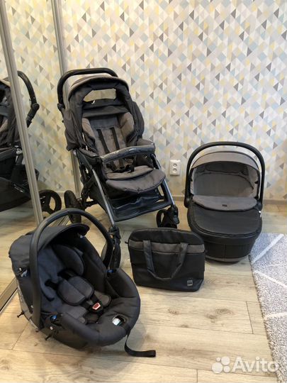 Коляска Cam dinamico up 3 в 1 premium из эко кожи