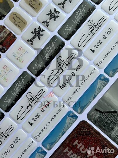 3D стикеры с логотипом оптом