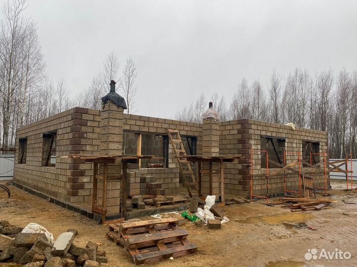 Арболитовые блоки с облицовкой