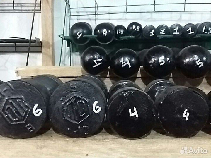 Гири разные. 32 кг.Царская. Гантели. Блины