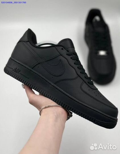 Кроссовки Nike Air Force 1 Low Black (Арт.45646)