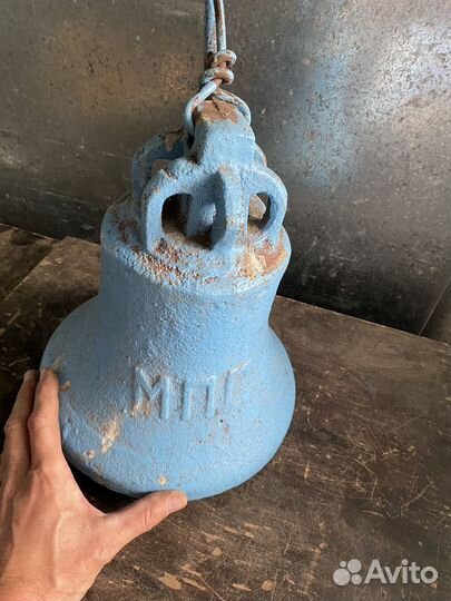 Колокол мпс старинный чугунный