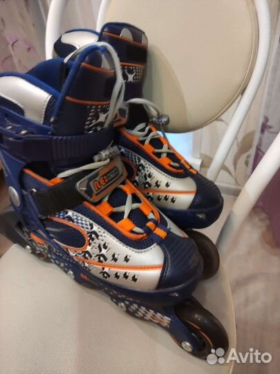 Роликовые коньки детские раздвижные