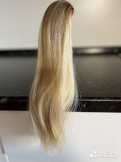 Хвост из натуральных волос