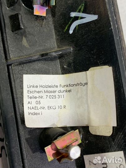 Накладка торпедо левая Bmw 745 E65 N62B44 2004