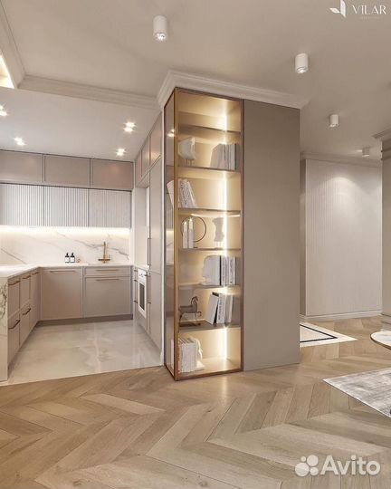 Красивый кухонный гарнитур