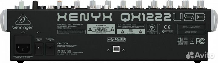 Микшерный пульт Behringer QX1222USB