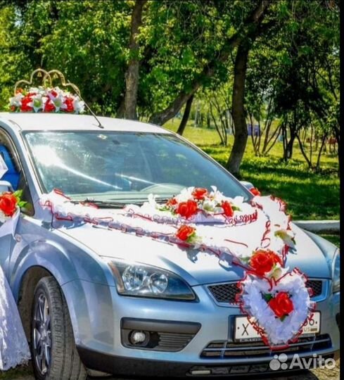 Украшения на свадебную машину