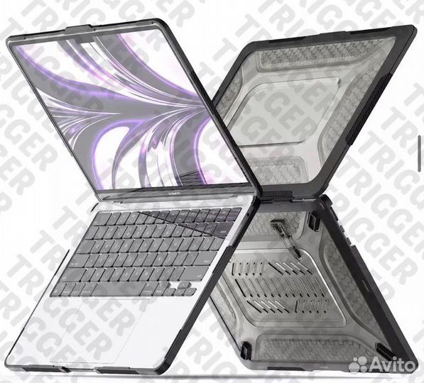 Ударопрочный чехол накладка на MacBook (Air,Pro)